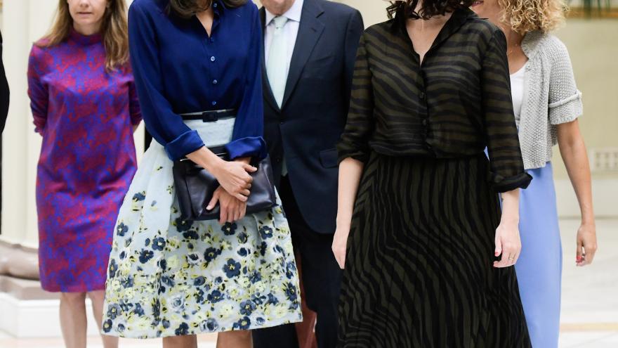 La Reina Letizia y Díaz Ayuso durante las Jornadas