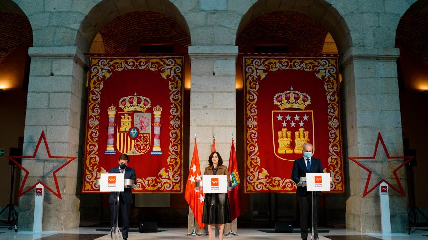 Declaración institucional de la Comunidad de Madrid