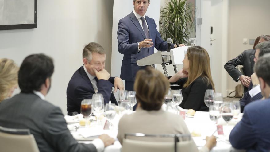 Ángel Garrido durante su intervención en el acto