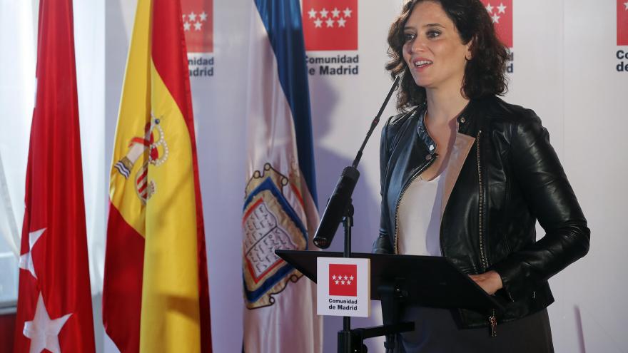 Isabel Díaz Ayuso durante la presentación de la  II Ruta del Garbanzo Madrileño