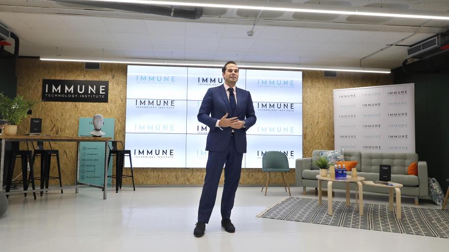 Ignacio Aguado durante la inauguración del IMMUNE Technology Institute