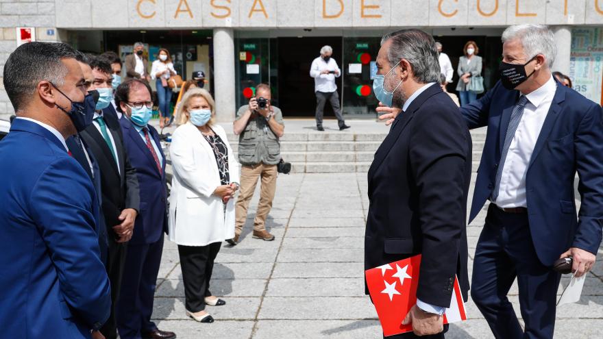 Enrique López ha participado en el acto de homenaje a la ASEM 112 que ha organizado el Ayuntamiento de Torrelodones