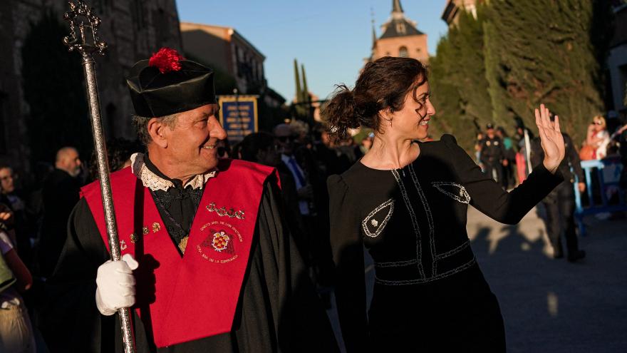 La presidenta Isabel Díaz Ayuso en Alcalá de Henares