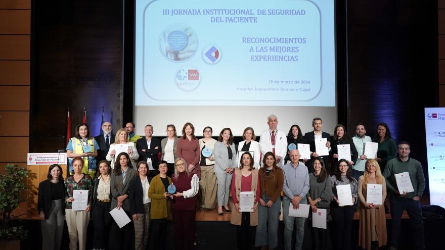 La consejera Fátima Matute en el Hospital Ramón y Cajal