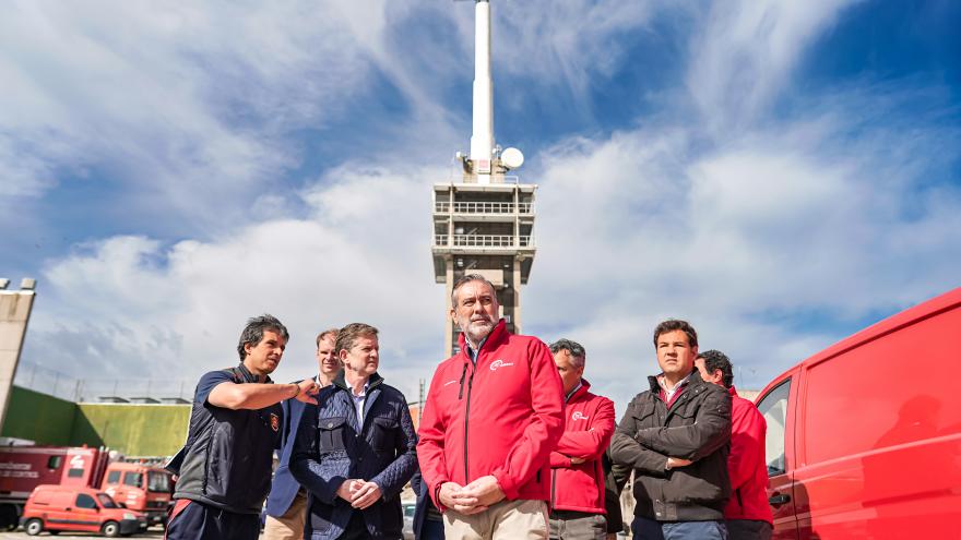 El consejero visitando las instalaciones