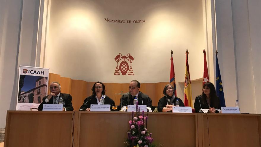 Yolanda Ibarrola en el acto institucional organizado por el Colegio de Abogados de Alcalá de Henares