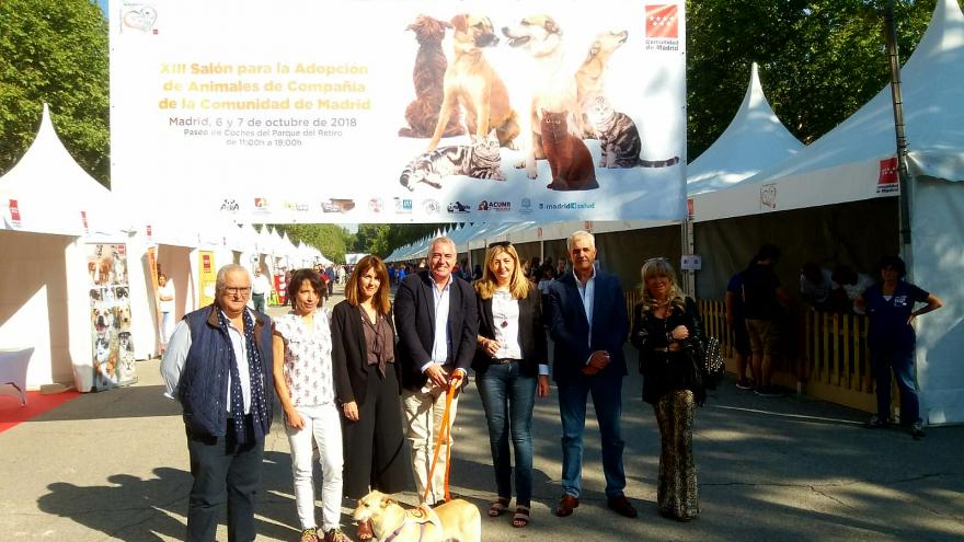 Pablo Altozano en la inauguración del XIII Salón de la Adopción de Animales de Compañía