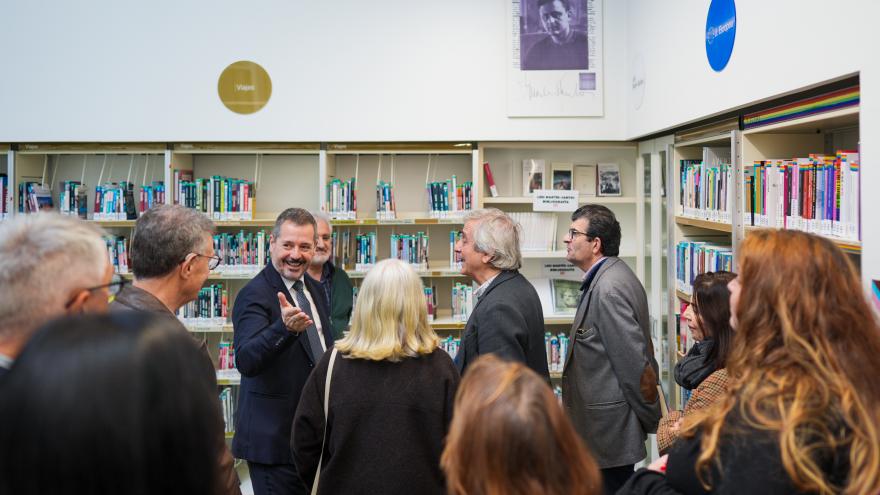 El consejero Mariano de Paco Serrano en el homenaje al escritor Luis Martín-Santos en el centenario de su nacimiento