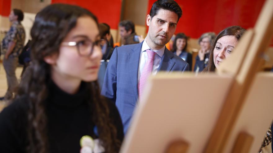 El consejero Emilio Viciana en el Museo Nacional del Prado