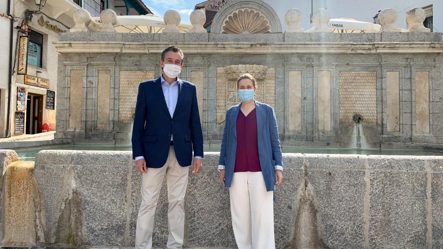 Marta Rivera de la Cruz visita Chinchón