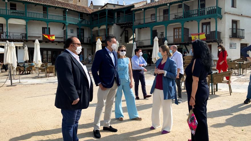 Marta Rivera de la Cruz visita Chinchón