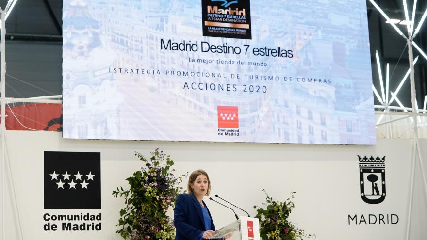 Marta Rivera durante la presentación de ‘Madrid Destino 7 Estrellas’