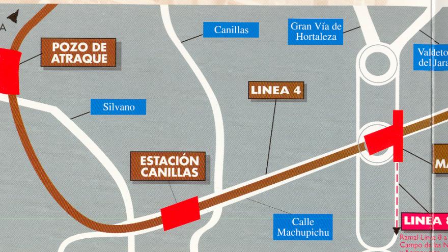 Plano de situación de las obras L4