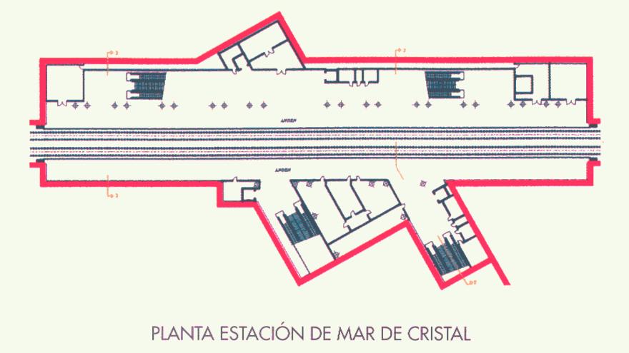 Planta estación de Mar de Cristal