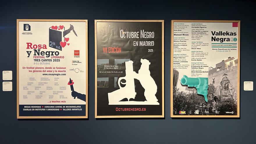 La Comunidad de Madrid recorre cuatro siglos de crimen literario con la exposición Un Madrid de novela… negra El consejero De Paco Serrano