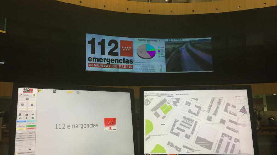 Sala de operaciones del Centro de Emergencias 112
