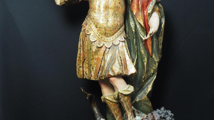 Sculpture of Saint Michael the Archangel