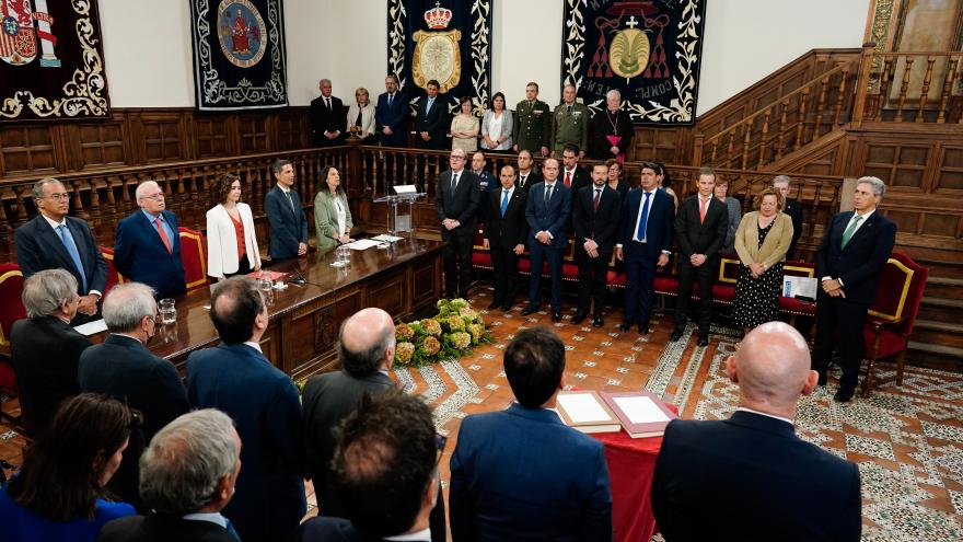 La presidenta durante el acto