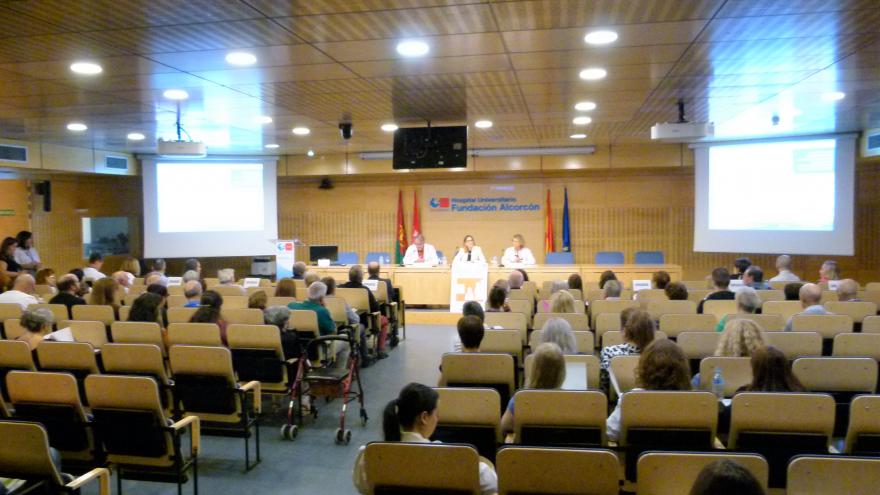 Salón de actos durante la jornada