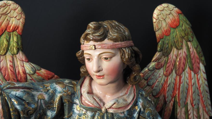 Sculpture of Saint Raphael the Archangel