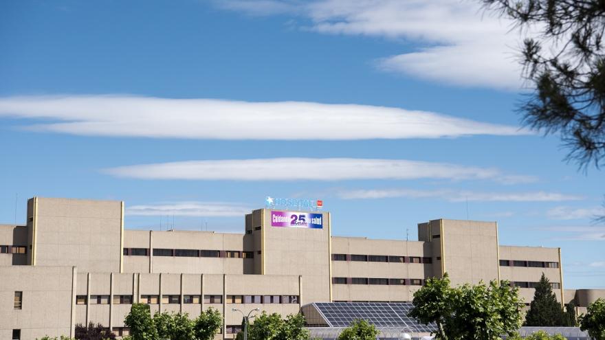 Vista del edificio principal del Hospital Universitario de Getafe.