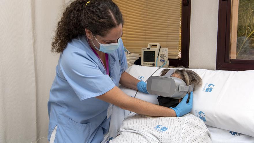 Para reducir el estrés de los pacientes 