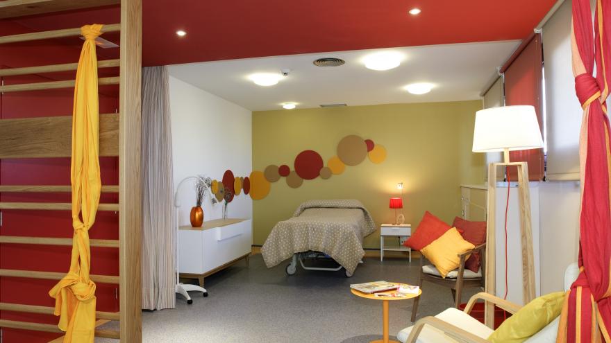 La sala fomenta el vínculo afectivo entre la madre y el recién nacido