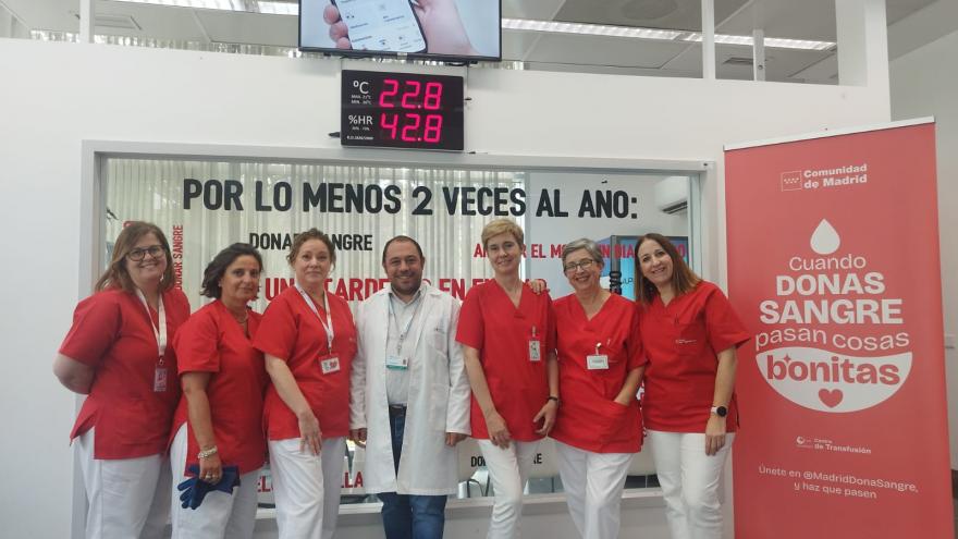 Profesionales de Enfermería de Donación de Sangre