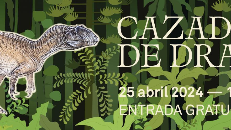 Banner exposición Cazadores de dragones