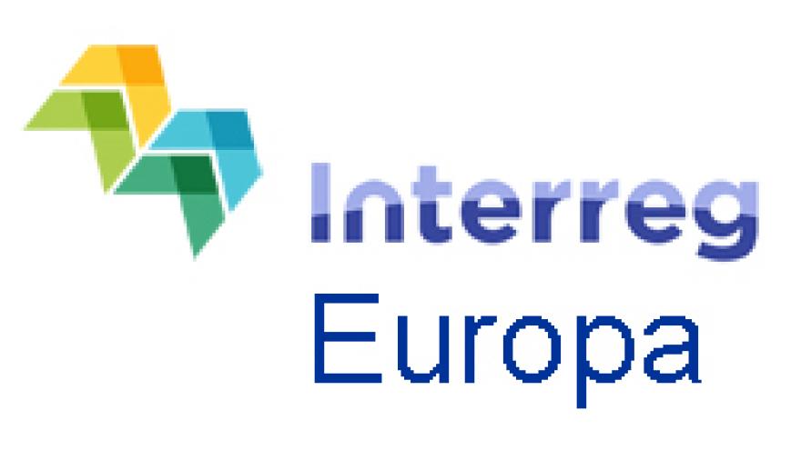 Logo of the European Commission and the legend Interreg Europa