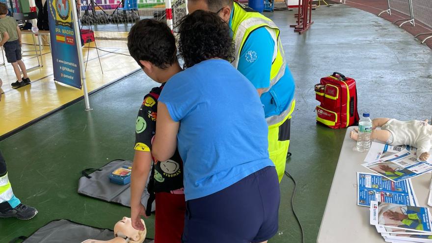 Imagen de uno de los talleres en la Feria de Galapagar