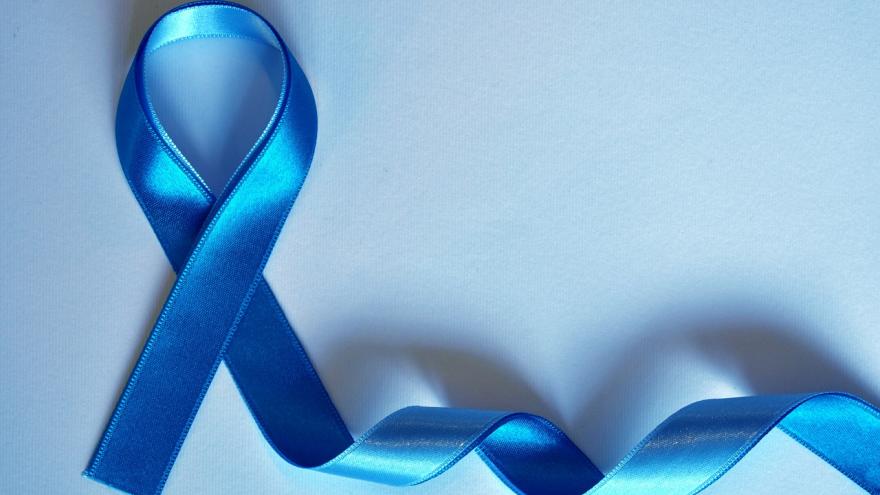 Imagen de lazo azul, símbolo de la diabetes