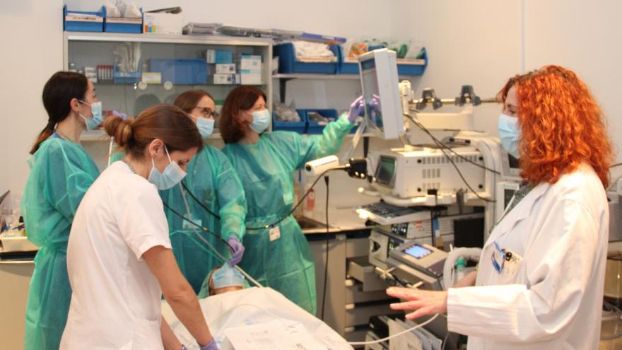 Profesionales de Neumología del Clínico San Carlos, acreditado como excelente