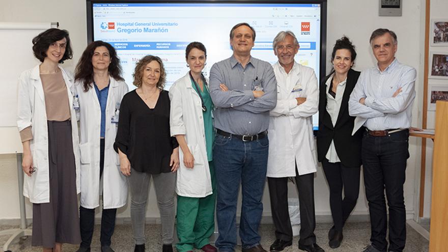 Equipo de profesionales del Servicio de Cardiología del Hospital Gregorio Marañón que han participado en el estudio