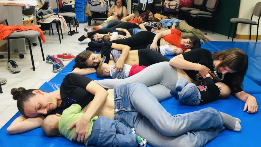 El Grupo de Crianza del Centro de Salud Buenos Aires, ganador del concurso de fotografía de lactancia materna