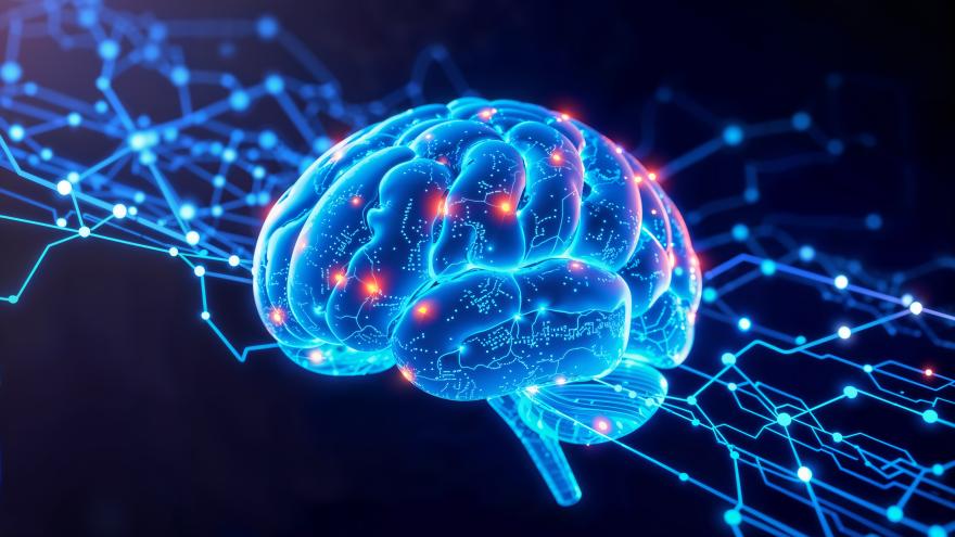 El Hospital público Infanta Leonor impulsa un ciclo de encuentros formativos para pacientes neurológicos y sus familias Imagen abstracta de un cerebro