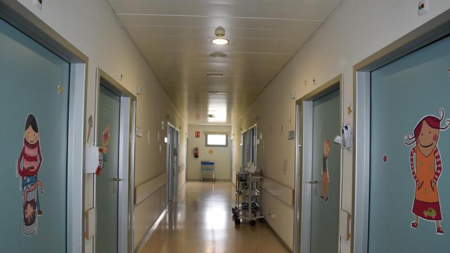 pasillo de Pediatría del Hospital Infanta Sofía