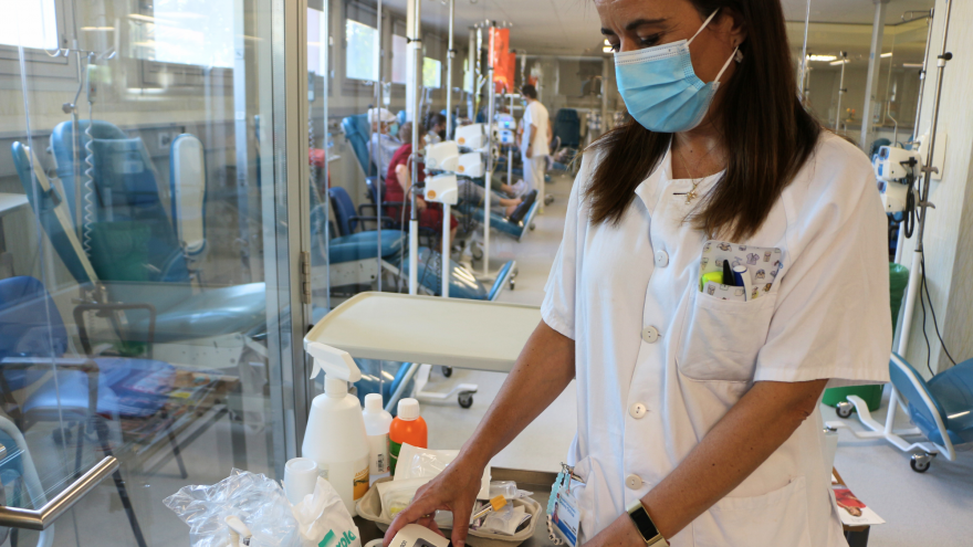 Enfermera gestora de casos en Hospital de Día del Hospital Severo Ochoa
