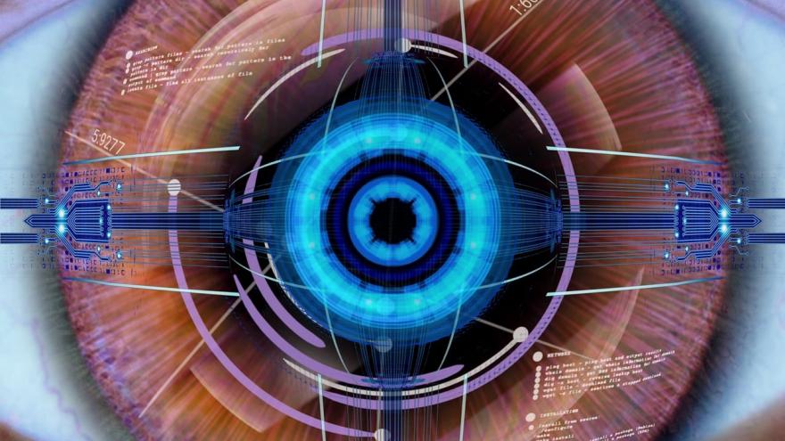 IMagen que muestra el escaneo de un ojo