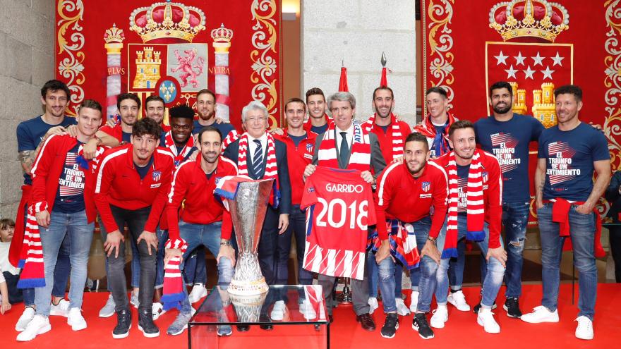 Garrido felicita a un Atlético de Madrid campeón