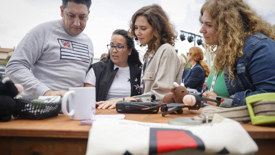 La presidenta en el acto