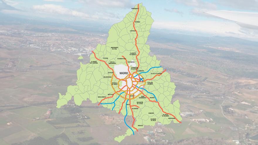 Nuevo mapa concesional de la Comunidad de Madrid