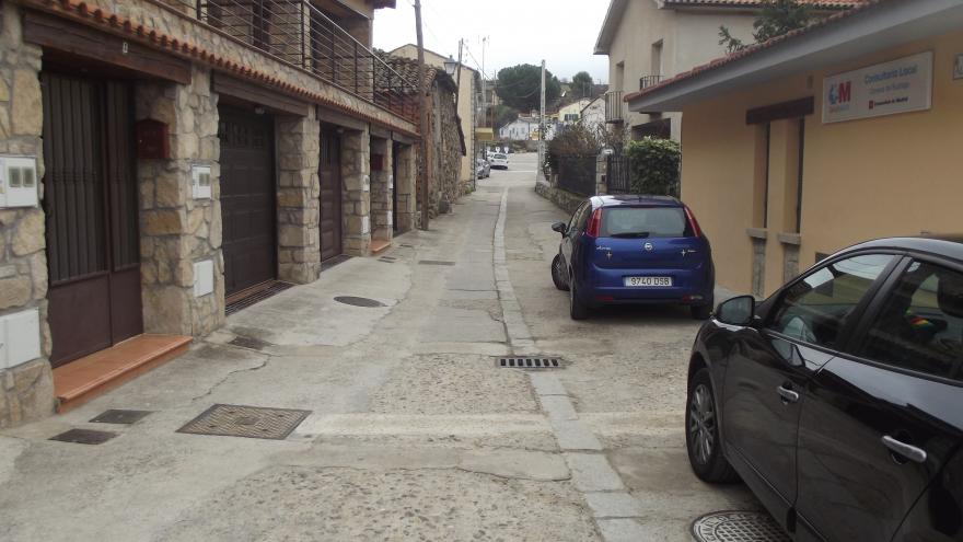 Acondicionamiento de la calle Álamos en Cervera de Buitrago