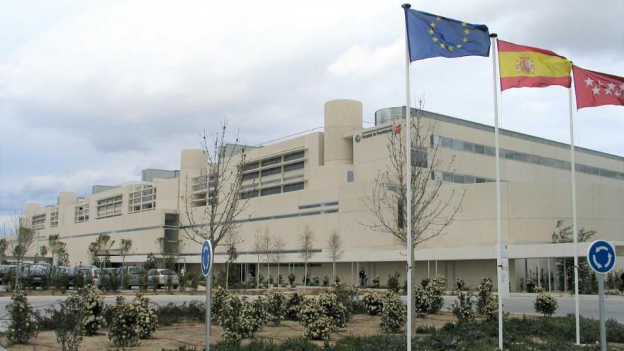 Fachada de un hospital