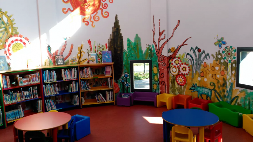 Interior Biblioteca Fuente Cisneros de Alcorcón