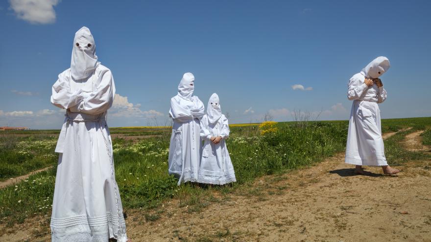 Penitente de la romería de Villarín de Campos, Zamora