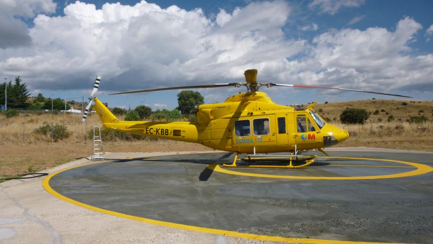 Helicoptero SUMMA Lozoyuela