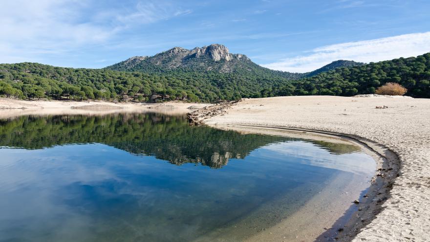 Vista del pantano de San Juan