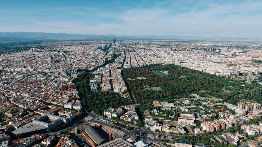 Madrid vista aérea