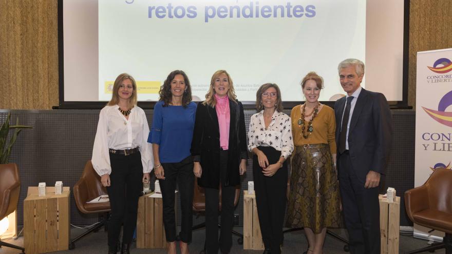 Eugenia Carballedo en la jornada ‘Igualdad de oportunidades: retos pendientes’, organizada por la Fundación Concordia y Libertad